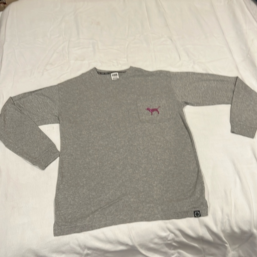 Victoria secret grey tee shirt - Picture 1 of 7